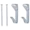 Prosource Picture Hanger, 100 lb, Steel, Zinc, Zinc, Nail-In Mounting PH-121100-PS - alternate 1