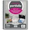 C-Line Products 8-Pocket Spiral-Bound Poly Portfolio, 8.5'' x 11'', Clear View Front Pocket 33081 - alternate 1
