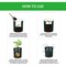 Ipower Potato Grow Bags 7 Gallon with Flap, Sturdy Handles and Harvest Windows, Green, 3PK GLGROWBAGWINDOWPE7X3 - alternate 4