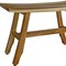Homeroots 28" Natural Teak Rectangular Shower Bench 376741 - alternate 4