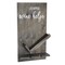 Homeroots 4" Gray Wood Entertainment Organizer 661171 - alternate 1