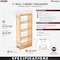 Rev-A-Shelf Maple Wood; Steel, Natural Maple, 5 in W, 26.25 in H, 10.75 in D 448-WC-5C - alternate 7