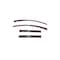 Ventshade Rainguards, Aerodynamic Design, In-Channel, Smoke, Acrylic, Set Of 4 194141 - alternate 1