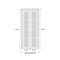 Sartodoors Sliding Closet Bi-fold Doors, Felicia 3355 White Silk with Clear Glass, Sturdy Tracks Moldings Tri FELICIA3355BF-WS-72 x 96 (2* 36x96) - alternate 3
