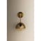 Troy Lighting August 7.75in wide 1 Light Wall Sconce in Patina Brass B3715-PBR - alternate 4