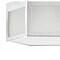 Jonathan Y Minimo 13" Hexagon Metal/Frosted Glass LED Flush Mount, Chrome JYL7451A - alternate 7