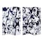 Homeroots 72" Black And White Canvas Folding Three Panel Screen Room Divider 274754 - alternate 3