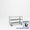Pucel Heavy Duty Shop Truck, 48 in W x 18 in D x 33.5 in H, Three Shelves, Push Handle, Gray 1848-DT-3P - alternate 1