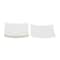 Homeroots White Six Piece Square Bone China Service For Six Bread and Butter Set 483497 - alternate 4