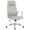 Leisuremod Flux Faux Leather Swivel Office Chair, Knee Tilt, Padded Support FO19TL - alternate 1