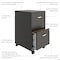 Space Solutions 14.25 in W 2 Drawer Mobile Vertical File Cabinet, Metallic Charcoal 22616 - alternate 9
