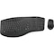 Adesso TruForm 1600 Wireless Ergonomic Keyboard and Optical Mouse WKB1600CB - alternate 1