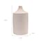 Homeroots 18" Beige Recycled Paper Cylinder Jug Floor Vase 632626 - alternate 3