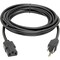 Eaton Tripp Lite Series Desktop Computer Power Cable, NEMA 5-15P to C13 - 10A, 125V, 18 AWG, 12 ft. P010-012 - alternate 4