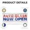 Signmission Auto Glass Now Open, 48 Inch x 120 Inch, Vinyl Banner B-120-30469 - alternate 5