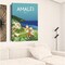 Homeroots Vibrant Amalfi Coast Unframed Print Wall Art 399080 - alternate 2