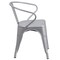 Flash Furniture Contemporary Chair, 21-1/2 in W 19" L 27-3/4" H, Integrated CH-31270-SIL-GG - alternate 7