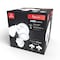 Globe Electric globe Security Flood Light, 120 V, LED Lamp, Bright White, 1400 Lumens, 4000K Color Temp, Plastic Fixture 17000201 - alternate 4