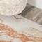 Jonathan Y Marmo Abstract Marbled Modern Orange/Cream 2 ft. x 8 ft. Runner Rug CTP201A-28 - alternate 4