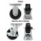Hyw Products Heavy Duty Caster Set 5in Phenolic Wheels, 2 Rigid & 2 Swivel with Brake, 4PK 40-50R-A1-PH-2,40-50S-A1-PH-TB-2 - alternate 2