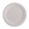 Kitch 24/7 Disposables White Compostable Molded Fiber Paper Plate, 7 inch, 1000PK KC-7P-NPAW - alternate 2