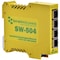 Brainboxes Ltd Brainboxes Industrial Ethernet 4 Port Switch DIN Rail Mountable SW-504 - alternate 1