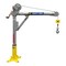 Oz Lifting Products 1000 lb steel davit crane with 2500 lb carbon steel brake winch OZ1000DAV-HND2 - alternate 4
