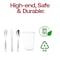 Smarty Had A Party Silver Disposable Plastic Cutlery and Cup Set, 120PK 79512-S-CASE - alternate 4