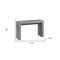 Homeroots 47" Gray Wood Block Console Table 555122 - alternate 4