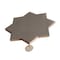 Apollo Tile Seville 7 x 7 in. Matte Graphite Black Porcelain Star Wall and Floor Tile 5.31 sq ft/case, 34PK TNG88STRBLKA - alternate 4
