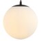 Jonathan Y Bleecker 7.75" Metal/Glass Globe LED Pendant, White/Oil Rubbed Bronze JYL9528B - alternate 6