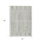 Homeroots 10' X 14' Sage And Ivory Striped Washable Indoor Outdoor Area Rug 631562 - alternate 5