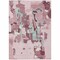 Homeroots 9' X 12' Pink And Gray Abstract Washable Indoor Outdoor Area Rug 599596 - alternate 3