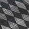Homeroots 8' Charcoal Round Geometric Washable Indoor Outdoor Area Rug 577033 - alternate 6