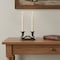 Homeroots Set of Two Beige Flameless Taper Candles, 2PK 633983 - alternate 5