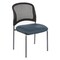 Office Star Products ProGrid Titanium & Black Visitors Chair, Straight Legs, Dillon Blue 86724R-R105 - alternate 1