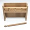 Homeroots Wall Mounted 13.07in Wood Spice Jar & Rack Set 478234 - alternate 3