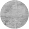 Homeroots 8' Gray And Silver Round Abstract Washable Indoor Outdoor Area Rug 602709 - alternate 6