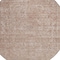 Homeroots 8' Copper And Beige Round Abstract Washable Indoor Outdoor Area Rug 616006 - alternate 6