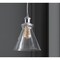 Jonathan Y Goldwater 7.5 in. Adjustable Drop Metal/Glass LED Pendant, Chrome JYL3514B - alternate 9