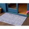 Homeroots 3' X 5' Lavender Purple And Gray Oriental Washable Indoor Outdoor Area Rug 582092 - alternate 1