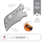 Outdoor Edge Cutlery SLIDEWINDER, Blue Utility Knife SWU-20C - alternate 2