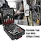 Wrightmaster Black Hand Tool Box with 4 Layers and Wheels - Secure, Portable Tool Storage ZR-W110290122 - alternate 5