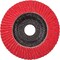 Pferd 5'' x 5/8-11 Thd. POLIFAN Flap Disc - CO-FREEZE SG INOX, Ceramic oxide, 80 Grit, Conical 61093 - alternate 3