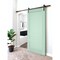 Sartodoors Sturdy Barn Door Solid Core Modern Interior VEREGIO7411BD-B-OLI-18 x 80-Black Rail - alternate 4