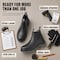 Handpoint Mens 6 in Soft Toe Work Boots-Waterproof Slip-On Safety Boots, KEVLAR Puncture Resistant, 14 80N05-EE-14 - alternate 6