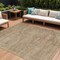 Homeroots 8' X 10' Beige And Taupe Aztec Washable Indoor Outdoor Area Rug 615539 - alternate 1