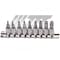 Jtc Auto Tools 9 pcs 5 pt star socket bit set tamperproof for the new 5 point tamper proof bolts. 3303 - alternate 1