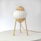 Vidalite Hikari Tripod table Lamp with Woven Bamboo & White Fabric Shade, Japanese Boho Chic Style CE1009198 - alternate 5