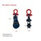 Mytee Products 4 Ton Snatch Block w/ SHACKLE Wire Rope Sheave Tow Shackle Tree Sling Wrecker, 4PK SB45-4-Shacklex4 - alternate 5